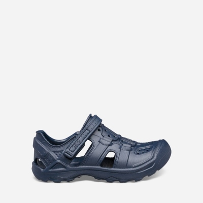 Teva Omnium Drift Kids' Navy Hiking Shoes CA34342 Canada Sale